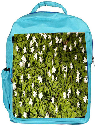 

Snoogg Eco Friendly Canvas Anemones Backpack Rucksack School Travel Unisex Casual Canvas Bag Bookbag Satchel 5 L Backpack(Blue)