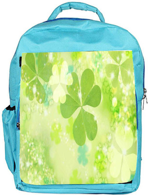 

Snoogg Eco Friendly Canvas Floral Leaves Designer Backpack Rucksack School Travel Unisex Casual Canvas Bag Bookbag Satchel 5 L Backpack(Blue)