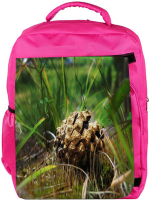 

Snoogg Eco Friendly Canvas Small Unqiue Fruit Designer Backpack Rucksack School Travel Unisex Casual Canvas Bag Bookbag Satchel 5 L Backpack(Pink)