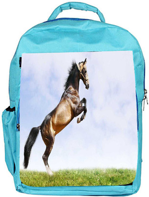 

Snoogg Eco Friendly Canvas Abstract Horse Standing Designer Backpack Rucksack School Travel Unisex Casual Canvas Bag Bookbag Satchel 5 L Backpack(Blue)