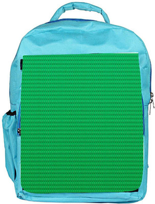 

Snoogg Eco Friendly Canvas Green Dots Abstract Designer Backpack Rucksack School Travel Unisex Casual Canvas Bag Bookbag Satchel 5 L Backpack(Blue)