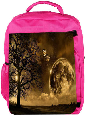 

Snoogg Eco Friendly Canvas Black Earth Designer Backpack Rucksack School Travel Unisex Casual Canvas Bag Bookbag Satchel 5 L Backpack(Pink)