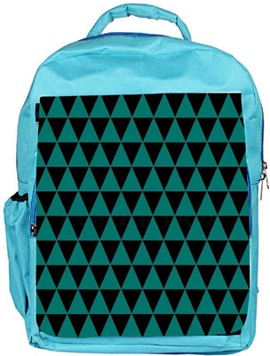 

Snoogg Eco Friendly Canvas Traingle Psyche Pattern Backpack Rucksack School Travel Unisex Casual Canvas Bag Bookbag Satchel 5 L Backpack(Blue)