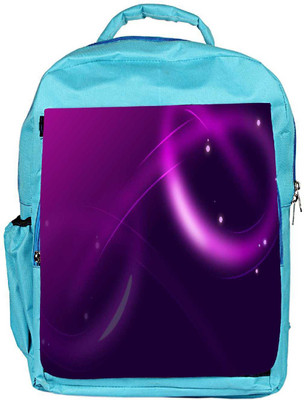 

Snoogg Eco Friendly Canvas Neon Purple Design Designer Backpack Rucksack School Travel Unisex Casual Canvas Bag Bookbag Satchel 5 L Backpack(Blue)