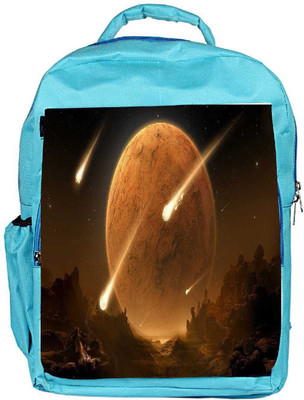 

Snoogg Eco Friendly Canvas Solar Ecplise Designer Backpack Rucksack School Travel Unisex Casual Canvas Bag Bookbag Satchel 5 L Backpack(Blue)