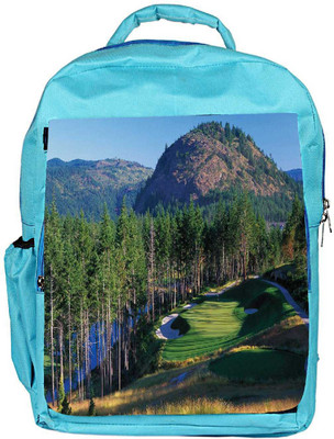 

Snoogg Eco Friendly Canvas Tall Trees In Golf Designer Backpack Rucksack School Travel Unisex Casual Canvas Bag Bookbag Satchel 5 L Backpack(Blue)