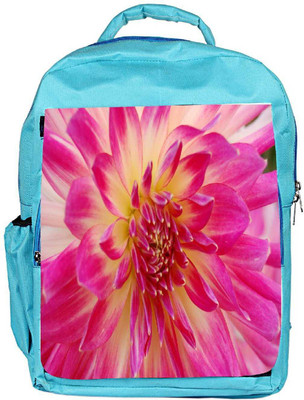 

Snoogg Eco Friendly Canvas Dahlia Flower Designer Backpack Rucksack School Travel Unisex Casual Canvas Bag Bookbag Satchel 5 L Backpack(Blue)