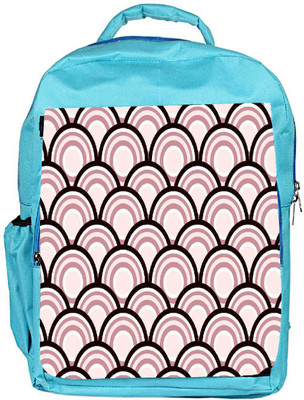 

Snoogg Eco Friendly Canvas Abstract Black Pattern Design Designer Backpack Rucksack School Travel Unisex Casual Canvas Bag Bookbag Satchel 5 L Backpack(Blue)