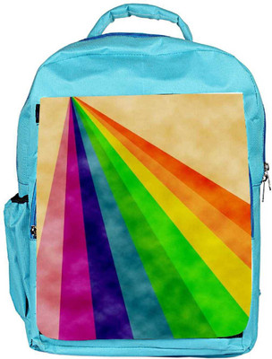 

Snoogg Eco Friendly Canvas Rainbow Power 2377 Backpack Rucksack School Travel Unisex Casual Canvas Bag Bookbag Satchel 5 L Backpack(Blue)