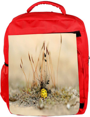 

Snoogg Eco Friendly Canvas Yellow Bulb Designer Backpack Rucksack School Travel Unisex Casual Canvas Bag Bookbag Satchel 5 L Backpack(Red)