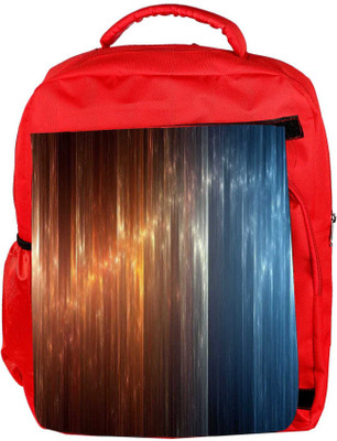 

Snoogg Eco Friendly Canvas Vertical Crystal Design Designer Backpack Rucksack School Travel Unisex Casual Canvas Bag Bookbag Satchel 5 L Backpack(Red)