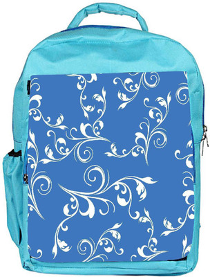 

Snoogg Eco Friendly Canvas White Heart With Pearls Designer Backpack Rucksack School Travel Unisex Casual Canvas Bag Bookbag Satchel 5 L Backpack(Blue)