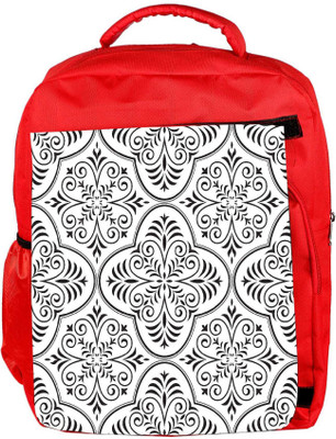 

Snoogg Eco Friendly Canvas Amazed Grey Pattern Designer Backpack Rucksack School Travel Unisex Casual Canvas Bag Bookbag Satchel 5 L Backpack(Red)