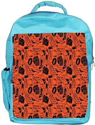 

Snoogg Eco Friendly Canvas Daily Life Pattern Backpack Rucksack School Travel Unisex Casual Canvas Bag Bookbag Satchel 5 L Backpack(Blue)