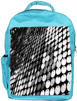 

Snoogg Eco Friendly Canvas Multiple Disc Designer Backpack Rucksack School Travel Unisex Casual Canvas Bag Bookbag Satchel 5 L Backpack(Blue)