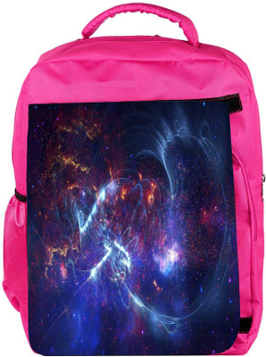 

Snoogg Eco Friendly Canvas Blue Rays Designer Backpack Rucksack School Travel Unisex Casual Canvas Bag Bookbag Satchel 5 L Backpack(Pink)
