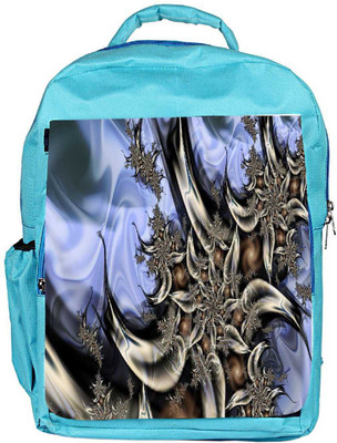 

Snoogg Eco Friendly Canvas Fractal Swirling Smoke Designer Backpack Rucksack School Travel Unisex Casual Canvas Bag Bookbag Satchel 5 L Backpack(Blue)