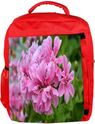 

Snoogg Eco Friendly Canvas Pink Flower Designer Backpack Rucksack School Travel Unisex Casual Canvas Bag Bookbag Satchel 5 L Backpack(Red)