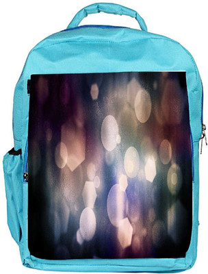 

Snoogg Eco Friendly Canvas Circles And Hexagons Designer Backpack Rucksack School Travel Unisex Casual Canvas Bag Bookbag Satchel 5 L Backpack(Blue)