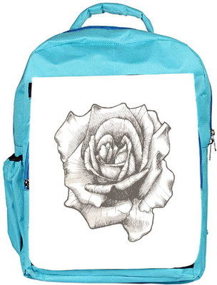 

Snoogg Eco Friendly Canvas Hand Drawn Rose Vector Illustration Backpack Rucksack School Travel Unisex Casual Canvas Bag Bookbag Satchel 5 L Backpack(Blue)