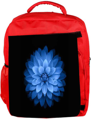 

Snoogg Eco Friendly Canvas Blue Lotus Backpack Rucksack School Travel Unisex Casual Canvas Bag Bookbag Satchel 5 L Backpack(Red)