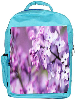 

Snoogg Eco Friendly Canvas Flores Lindas Designer Backpack Rucksack School Travel Unisex Casual Canvas Bag Bookbag Satchel 5 L Backpack(Blue)
