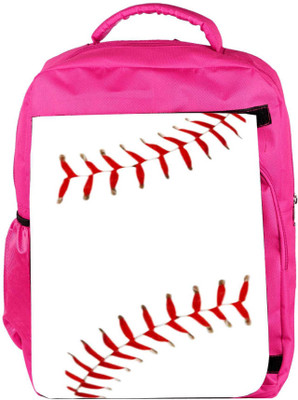 

Snoogg Eco Friendly Canvas Baseball Backpack Rucksack School Travel Unisex Casual Canvas Bag Bookbag Satchel 5 L Backpack(Pink)