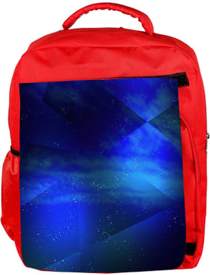 

Snoogg Eco Friendly Canvas Abstract Cosmos Background Backpack Rucksack School Travel Unisex Casual Canvas Bag Bookbag Satchel 5 L Backpack(Red)