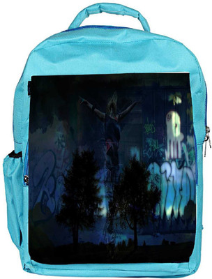 

Snoogg Eco Friendly Canvas Fantasy Designer Backpack Rucksack School Travel Unisex Casual Canvas Bag Bookbag Satchel 5 L Backpack(Blue)