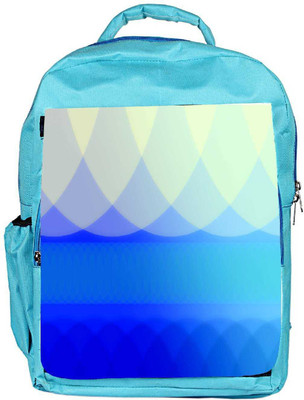 

Snoogg Eco Friendly Canvas Blue Waves Abstract Designer Backpack Rucksack School Travel Unisex Casual Canvas Bag Bookbag Satchel 5 L Backpack(Blue)