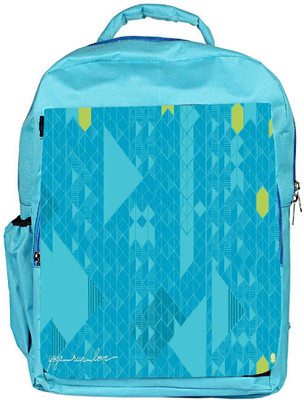 

Snoogg Eco Friendly Canvas Yoga Run Love Designer Backpack Rucksack School Travel Unisex Casual Canvas Bag Bookbag Satchel 5 L Backpack(Blue)