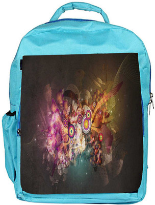 

Snoogg Eco Friendly Canvas Targets And Shapes Designer Backpack Rucksack School Travel Unisex Casual Canvas Bag Bookbag Satchel 5 L Backpack(Blue)