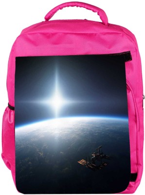 

Snoogg Eco Friendly Canvas Earth From Top Designer Backpack Rucksack School Travel Unisex Casual Canvas Bag Bookbag Satchel 5 L Backpack(Pink)