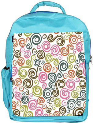 

Snoogg Eco Friendly Canvas Cream Pattern Design Designer Backpack Rucksack School Travel Unisex Casual Canvas Bag Bookbag Satchel 5 L Backpack(Blue)