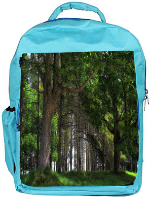 

Snoogg Eco Friendly Canvas Big Trees Designer Backpack Rucksack School Travel Unisex Casual Canvas Bag Bookbag Satchel 5 L Backpack(Blue)