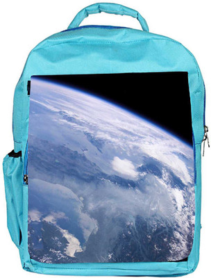 

Snoogg Eco Friendly Canvas Satelite View Of Earth Designer Backpack Rucksack School Travel Unisex Casual Canvas Bag Bookbag Satchel 5 L Backpack(Blue)
