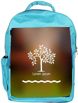 

Snoogg Eco Friendly Canvas Stylized Tree Backpack Rucksack School Travel Unisex Casual Canvas Bag Bookbag Satchel 5 L Backpack(Blue)