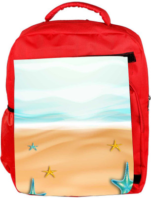 

Snoogg Eco Friendly Canvas Abstract Summer Background Backpack Rucksack School Travel Unisex Casual Canvas Bag Bookbag Satchel 5 L Backpack(Red)