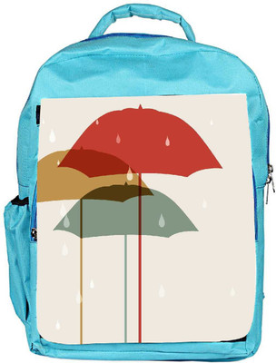 

Snoogg Eco Friendly Canvas Abstract Rainy Season Background Backpack Rucksack School Travel Unisex Casual Canvas Bag Bookbag Satchel 5 L Backpack(Blue)