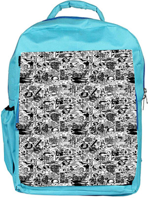 

Snoogg Eco Friendly Canvas Life Cycle Uno Backpack Rucksack School Travel Unisex Casual Canvas Bag Bookbag Satchel 5 L Backpack(Blue)