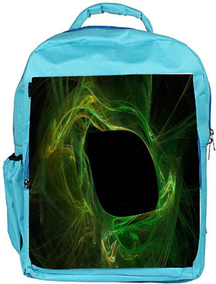 

Snoogg Eco Friendly Canvas Green Smoke Pattern Designer Backpack Rucksack School Travel Unisex Casual Canvas Bag Bookbag Satchel 5 L Backpack(Blue)