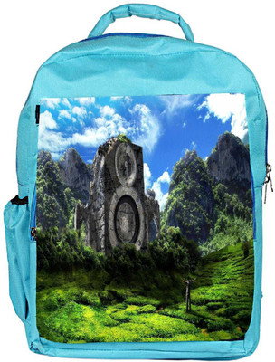 

Snoogg Eco Friendly Canvas Musica En Mi Vida Designer Backpack Rucksack School Travel Unisex Casual Canvas Bag Bookbag Satchel 5 L Backpack(Blue)
