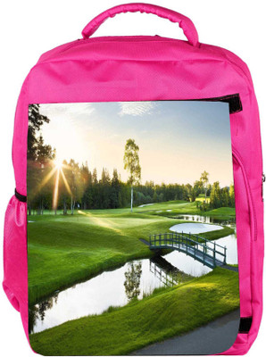 

Snoogg Eco Friendly Canvas Pool And Park Designer Backpack Rucksack School Travel Unisex Casual Canvas Bag Bookbag Satchel 5 L Backpack(Pink)