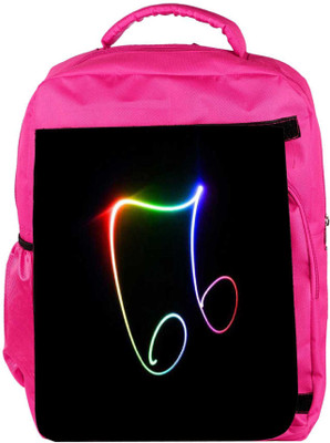 

Snoogg Eco Friendly Canvas Music Backpack Rucksack School Travel Unisex Casual Canvas Bag Bookbag Satchel 5 L Backpack(Pink)