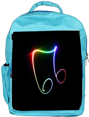 

Snoogg Eco Friendly Canvas Music Backpack Rucksack School Travel Unisex Casual Canvas Bag Bookbag Satchel 5 L Backpack(Blue)