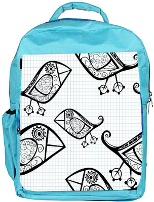

Snoogg Eco Friendly Canvas White Bird Designer Backpack Rucksack School Travel Unisex Casual Canvas Bag Bookbag Satchel 5 L Backpack(Blue)
