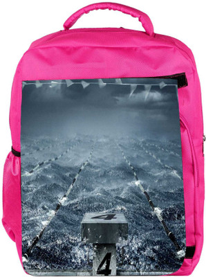 

Snoogg Eco Friendly Canvas Four Designer Backpack Rucksack School Travel Unisex Casual Canvas Bag Bookbag Satchel 5 L Backpack(Pink)