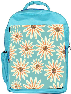 

Snoogg Eco Friendly Canvas Seamless Floral Pattern Flowers Texture Daisy Backpack Rucksack School Travel Unisex Casual Canvas Bag Bookbag Satchel 5 L Backpack(Blue)