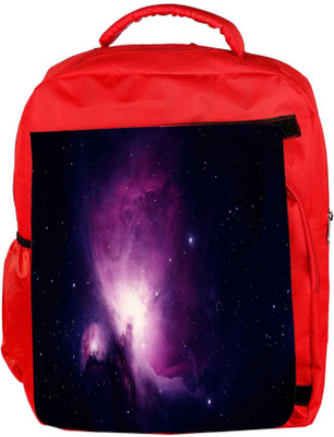 

Snoogg Eco Friendly Canvas Stars In The Galaxy Designer Backpack Rucksack School Travel Unisex Casual Canvas Bag Bookbag Satchel 5 L Backpack(Red)