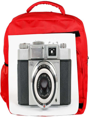 

Snoogg Eco Friendly Canvas Camera Picture Backpack Rucksack School Travel Unisex Casual Canvas Bag Bookbag Satchel 5 L Backpack(Red)